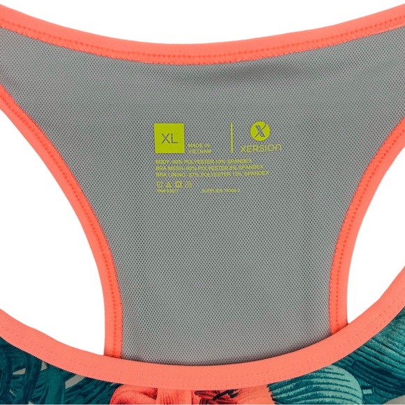 Xersion Women's Floral Medium Support Sports Bra Size XL - Picture 4 of 4